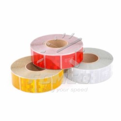 Bandă reflectorizantă, Avery Dennison, întreruptă albă Bandă reflectorizantă, Avery Dennison, întreruptă albă