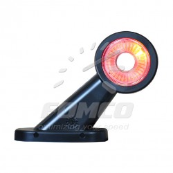 Lampă gabarit, Kamar, stânga, cu LED rotund, culoare alb-roșu, 146*145/65 Lampă gabarit, Kamar, stânga, cu LED rotund, culoare alb-roșu, 146*145/65