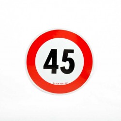 Indicator auto reflectorizant, Avery Dennison, limită viteză 45km Indicator auto reflectorizant, Avery Dennison, limită viteză 45km