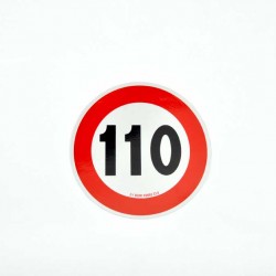 Indicator auto reflectorizant, Avery Dennison, limitare viteză 110km Indicator auto reflectorizant, Avery Dennison, limitare viteză 110km